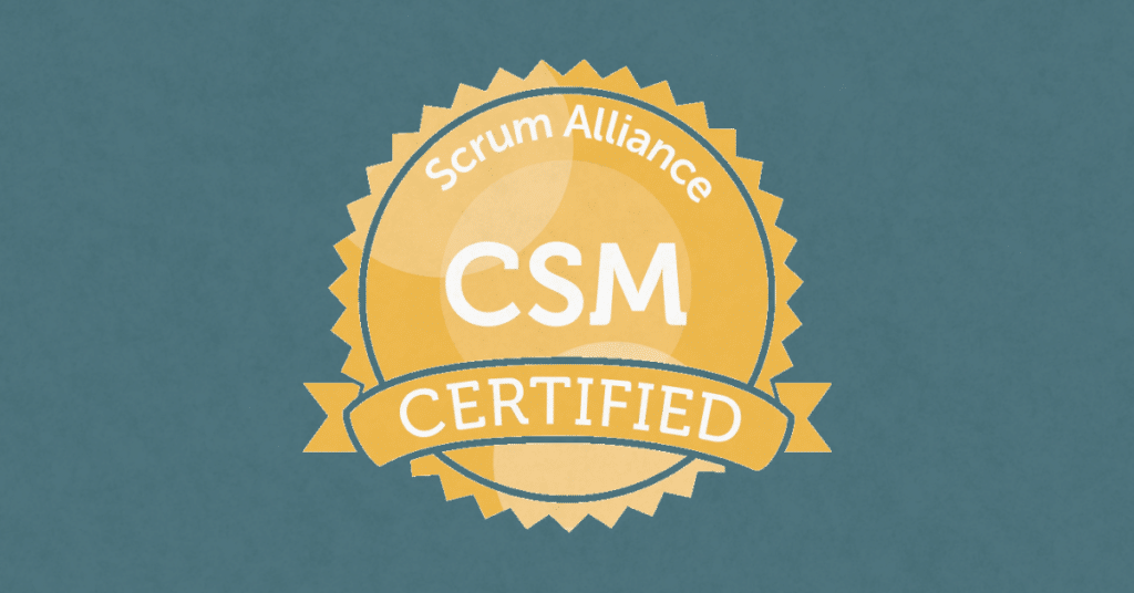 Certified Scrum Master